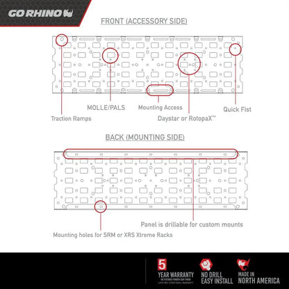 Go Rhino GOR Rack Accessories by Go Rhino