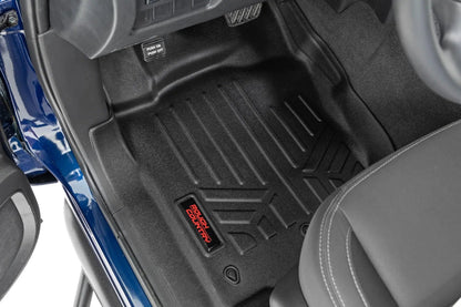 Rough Country Floor Mats | FR & RR | Crew Cab | Nissan Titan (17-24)/Titan XD (16-24) by Rough Country