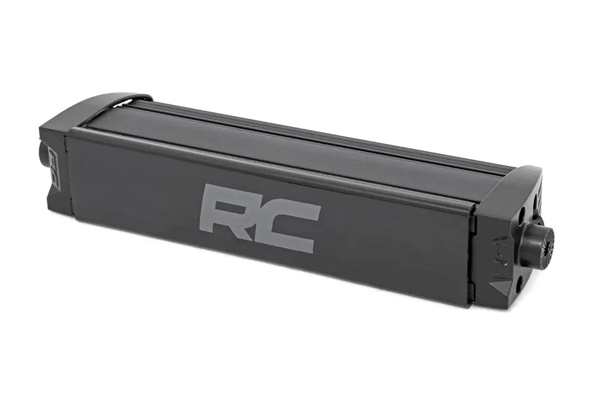 Rough Country 8 Inch Black Series LED Light Bar | Single Row | Cool White DRL by Rough Country