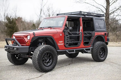 Rough Country Tubular Doors | Front and Rear | Jeep Wrangler JK/Wrangler Unlimited (07-18) by Rough Country