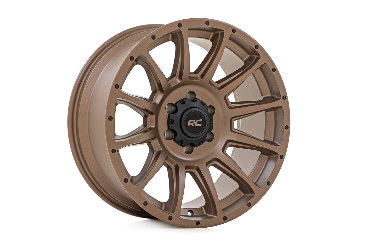 Rough Country Ruedas Serie 90 | De una pieza | Bronce | 18x9 | 6x135 | -12 mm