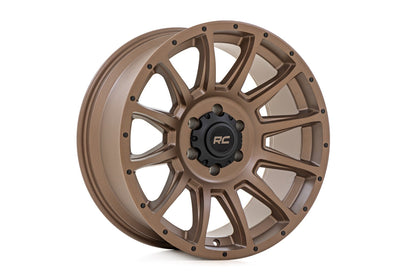 Rough Country Ruedas Serie 90 | De una pieza | Bronce | 18x9 | 6x135 | -12 mm