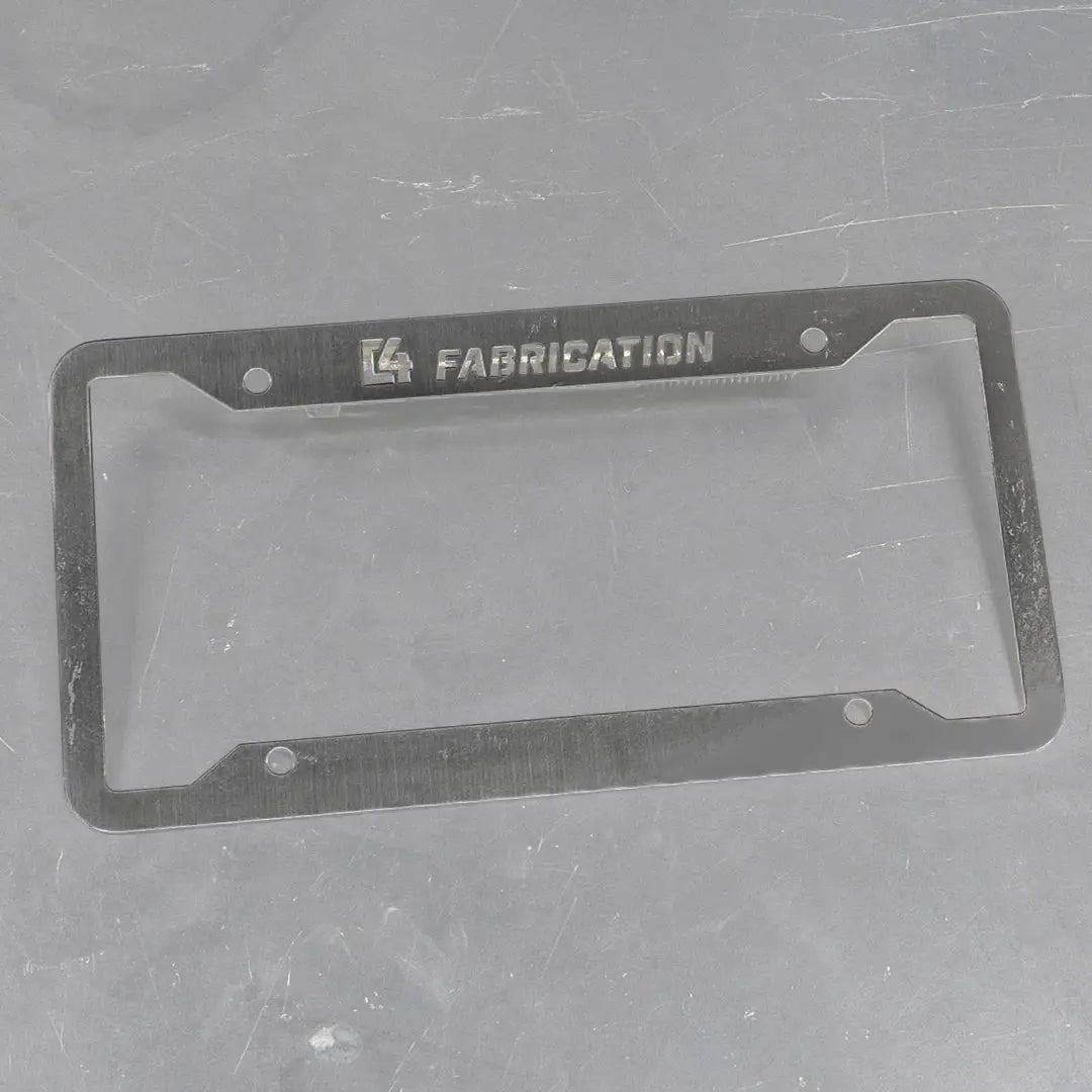 C4 Fabrication C4 License Plate Frame by C4 Fabrication