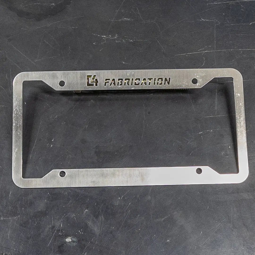 C4 Fabrication C4 License Plate Frame by C4 Fabrication