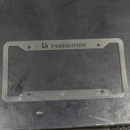 C4 Fabrication C4 License Plate Frame by C4 Fabrication