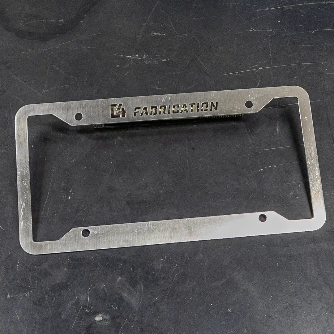 C4 Fabrication C4 License Plate Frame by C4 Fabrication