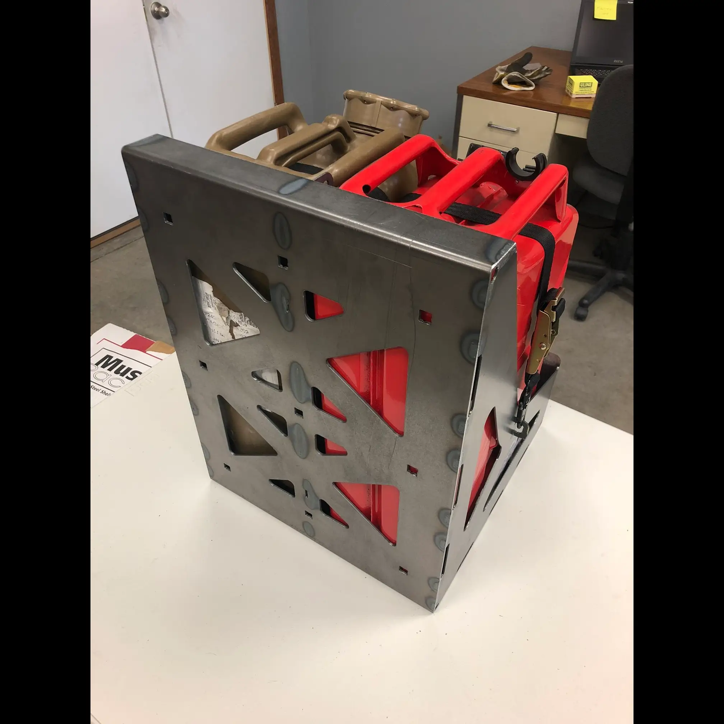 C4 Fabrication Dual Jerry Can Carrier by C4 Fabrication
