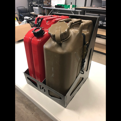 C4 Fabrication Dual Jerry Can Carrier by C4 Fabrication