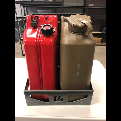 C4 Fabrication Dual Jerry Can Carrier by C4 Fabrication
