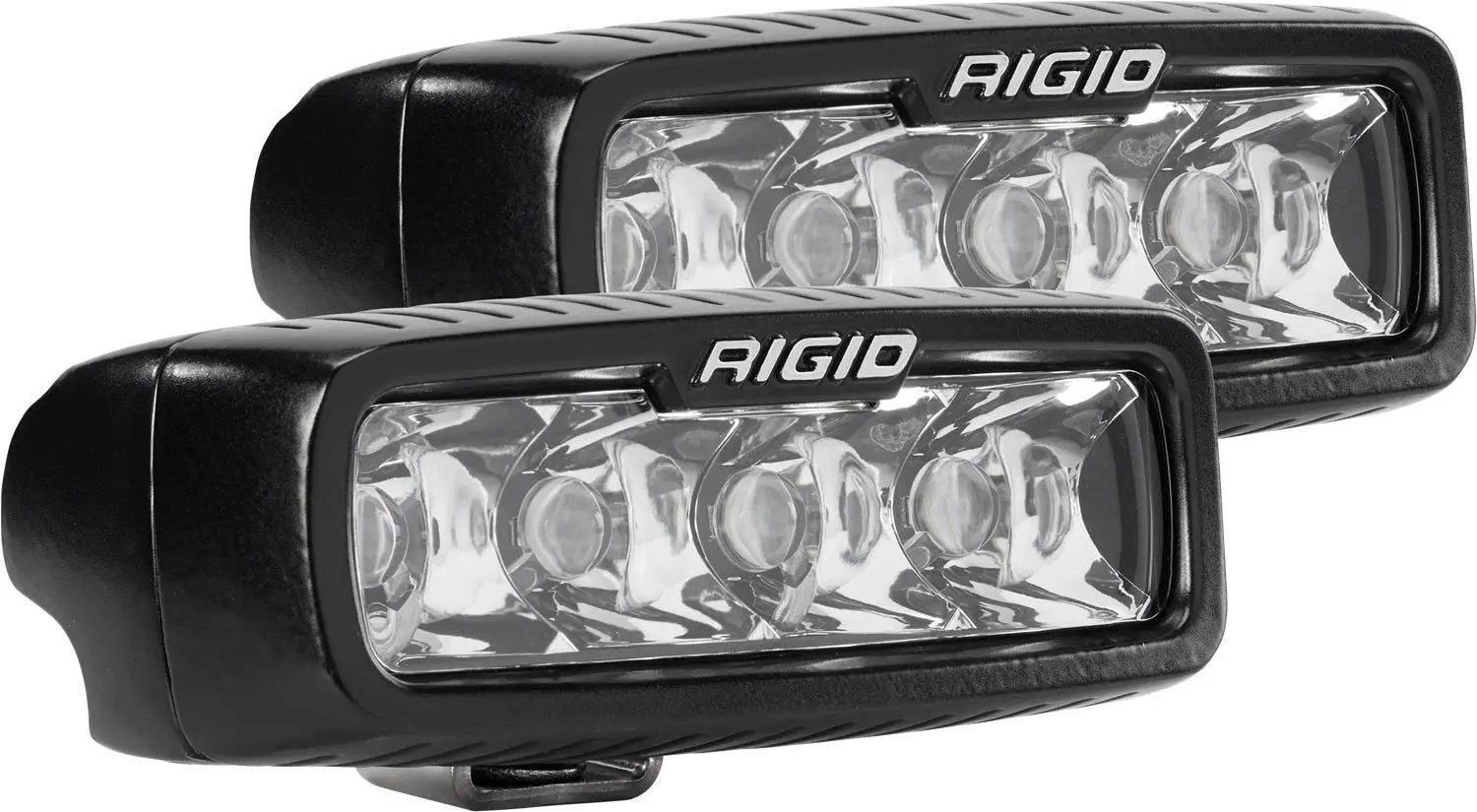 RIGID Industries SR-Q Series PRO, Spot Optic, Surface Mount, Black Housing, Pair by RIGID Industries