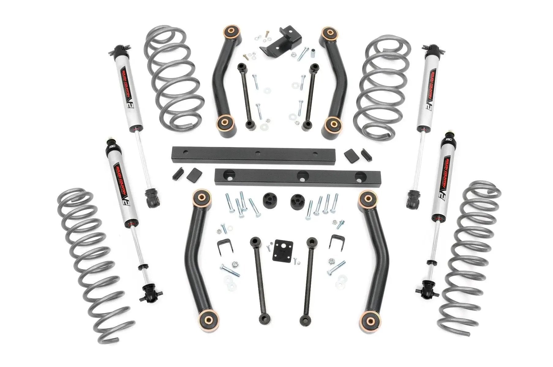 Rough Country 4 Inch Lift Kit | V2 | Jeep Wrangler TJ (03-06)/Wrangler Unlimited (04-06) by Rough Country