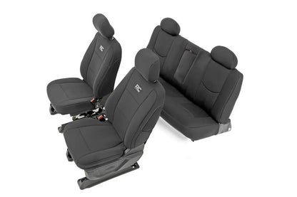 Rough Country Seat Covers | FR 40/20/40 & Rear | Chevy/GMC 1500 (14-18 & Classic) by Rough Country