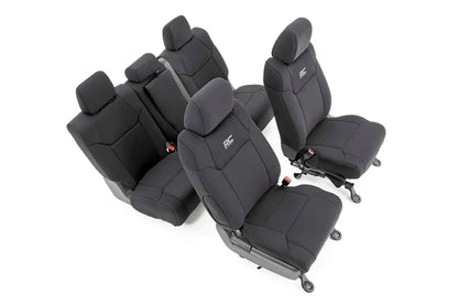 Rough Country Seat Covers | FR w/ Console Cover and Rear | Toyota Tundra 2WD/4WD (14-21) by Rough Country