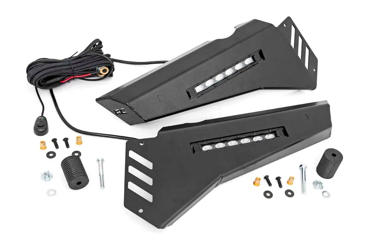 Rough Country Bumper Wings | Stinger | 6" Led Combo | Honda Pioneer 1000 by Rough Country