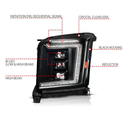 ANZO ANZ LED/Projector Headlights by ANZO