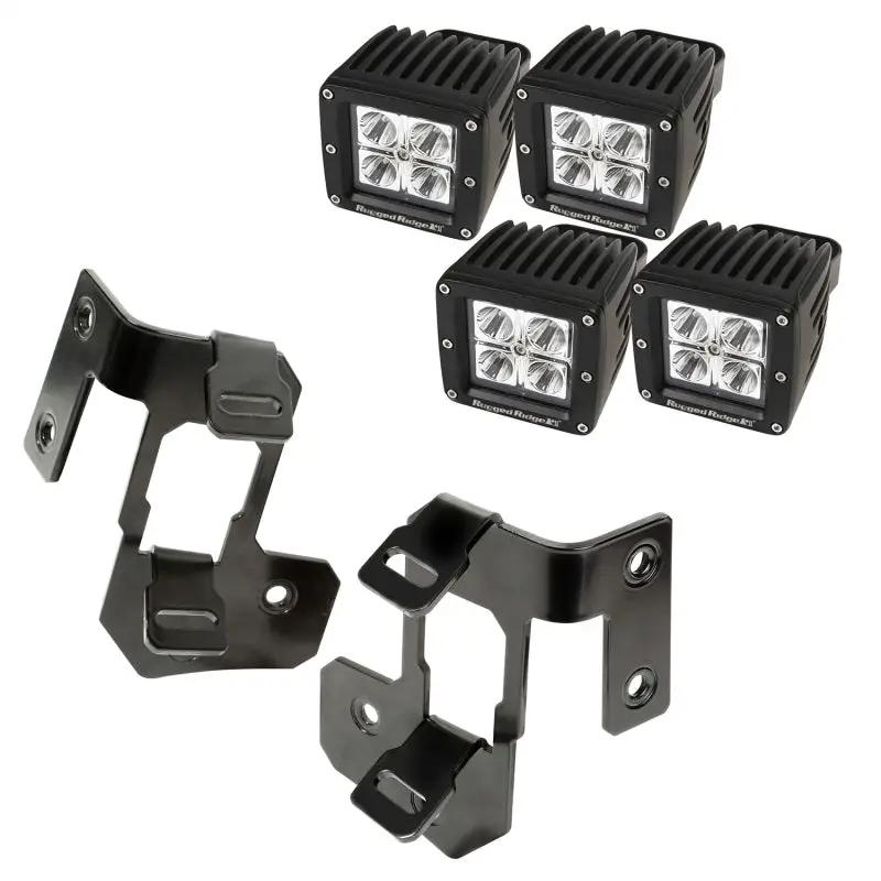 Rugged Ridge RUG Light Mounts by Rugged Ridge
