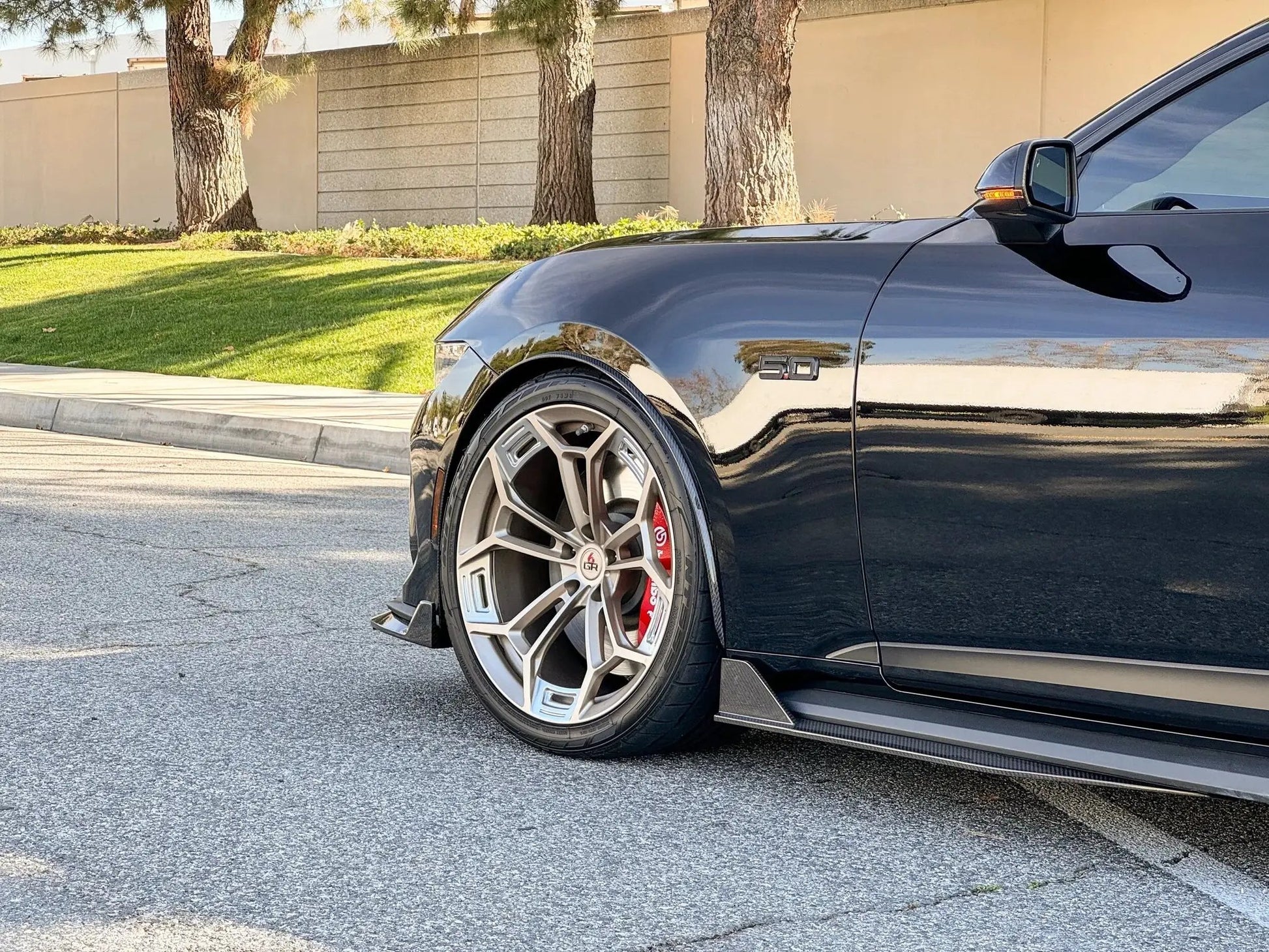 NYTOP 2024-Current Ford Mustang Side Skirt Extension by NYTOP