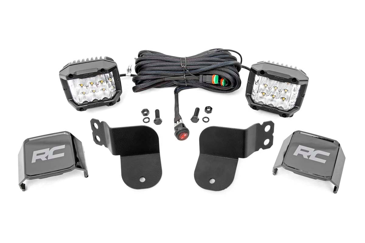 Kit de luces LED | Montaje en jaula | OSRAM de 3" | Gran angular | Polaris General XP 4 1000