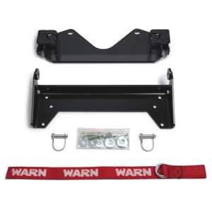 Warn Front Plow Mount for Honda Pioneer 1000. Requires WARN 103760 ProVantage II UTV Front Mount Pushtube and any length of WARN ProVantage II Blade