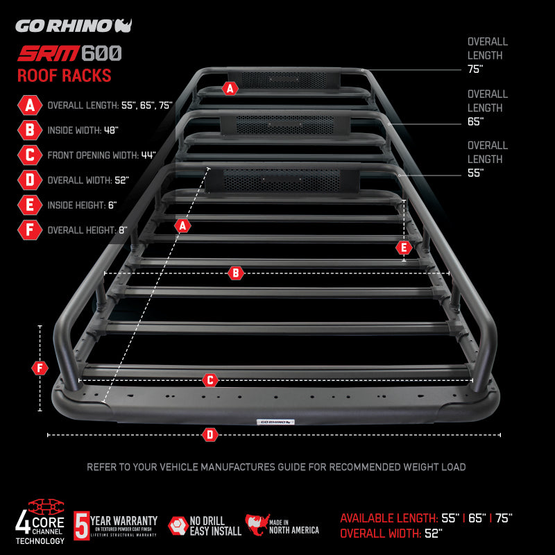 Go Rhino GOR SRM Racks