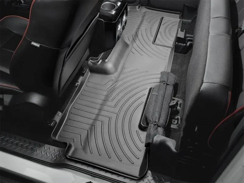 WeatherTech WT FloorLiner - Rear - Blk by WeatherTech