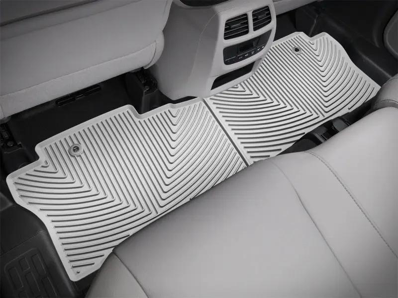 WeatherTech WT Rubber Mats - Rear - Grey by WeatherTech
