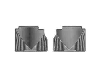WeatherTech WT Rubber Mats - Rear - Grey by WeatherTech