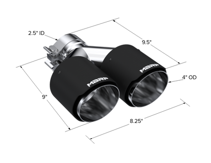 MBRP Univ Exhaust Tips Carbon