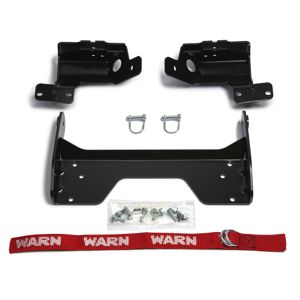 Warn Front Plow Mount for Can-Am Defender. Requires WARN 103760 ProVantage II UTV Front Mount Pushtube and any length of WARN ProVantage II Blade