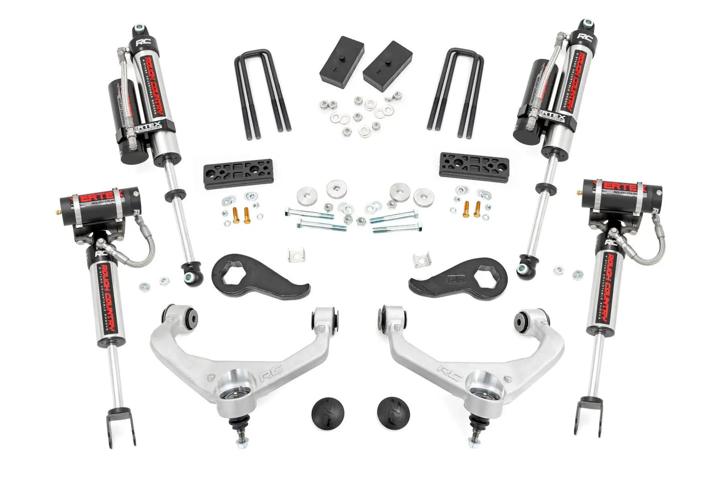 Rough Country 3 Inch Lift Kit | Vertex | w/ Overloads | Chevy/GMC 2500HD/3500HD (20-26) by Rough Country