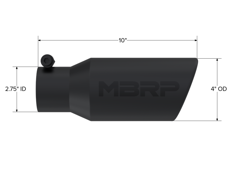 MBRP Univ Exhaust Tips BLK by MBRP