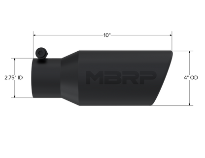 MBRP Univ Exhaust Tips BLK by MBRP