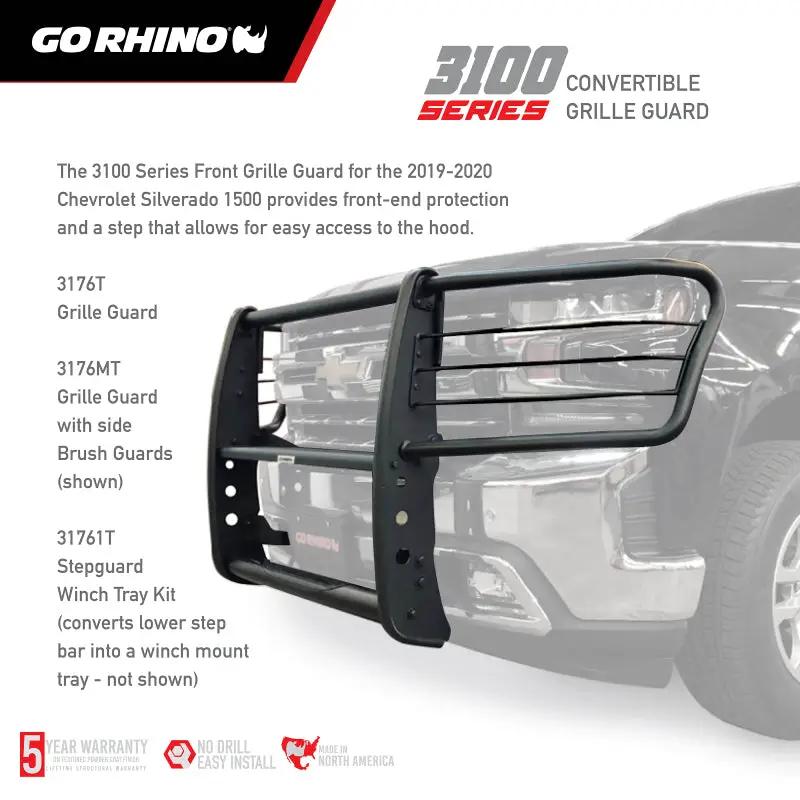 Go Rhino GOR Step Guard - 3000 -Tex Blk