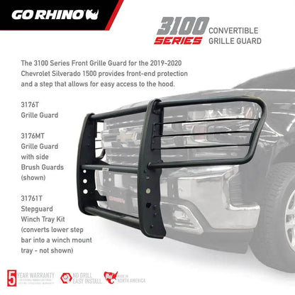 Go Rhino GOR Step Guard - 3000 -Tex Blk