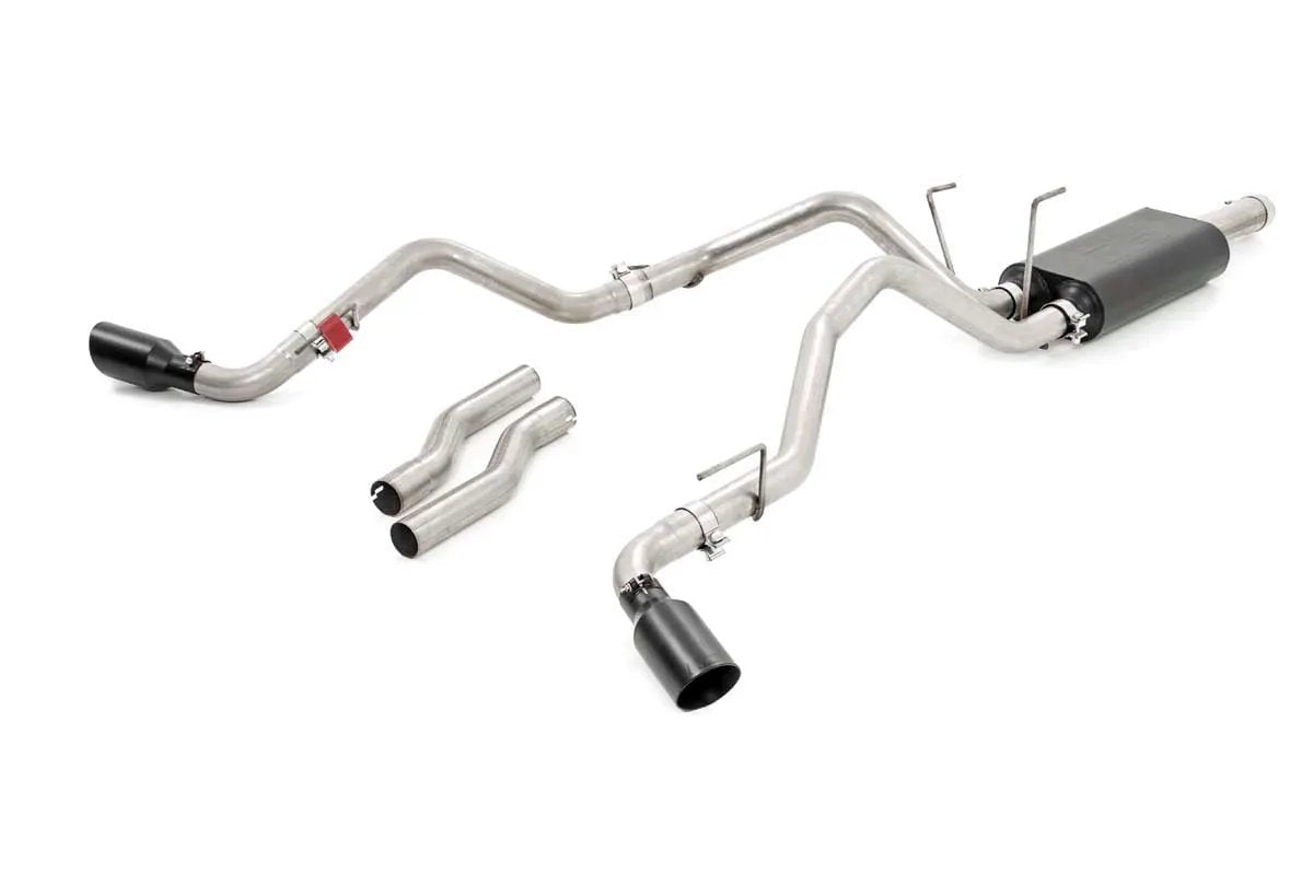 Rough Country Performance Cat-Back Exhaust | Stainless | 4.7L/5.7L | Ram 1500 2WD/4WD (2009-2018 & Classic) by Rough Country