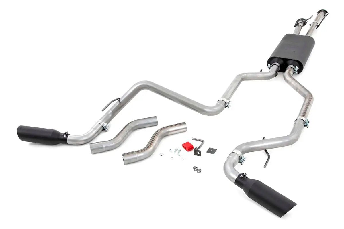 Rough Country Performance Cat-Back Exhaust | Stainless | 4.6L/5.7L | Toyota Tundra (09-21) by Rough Country