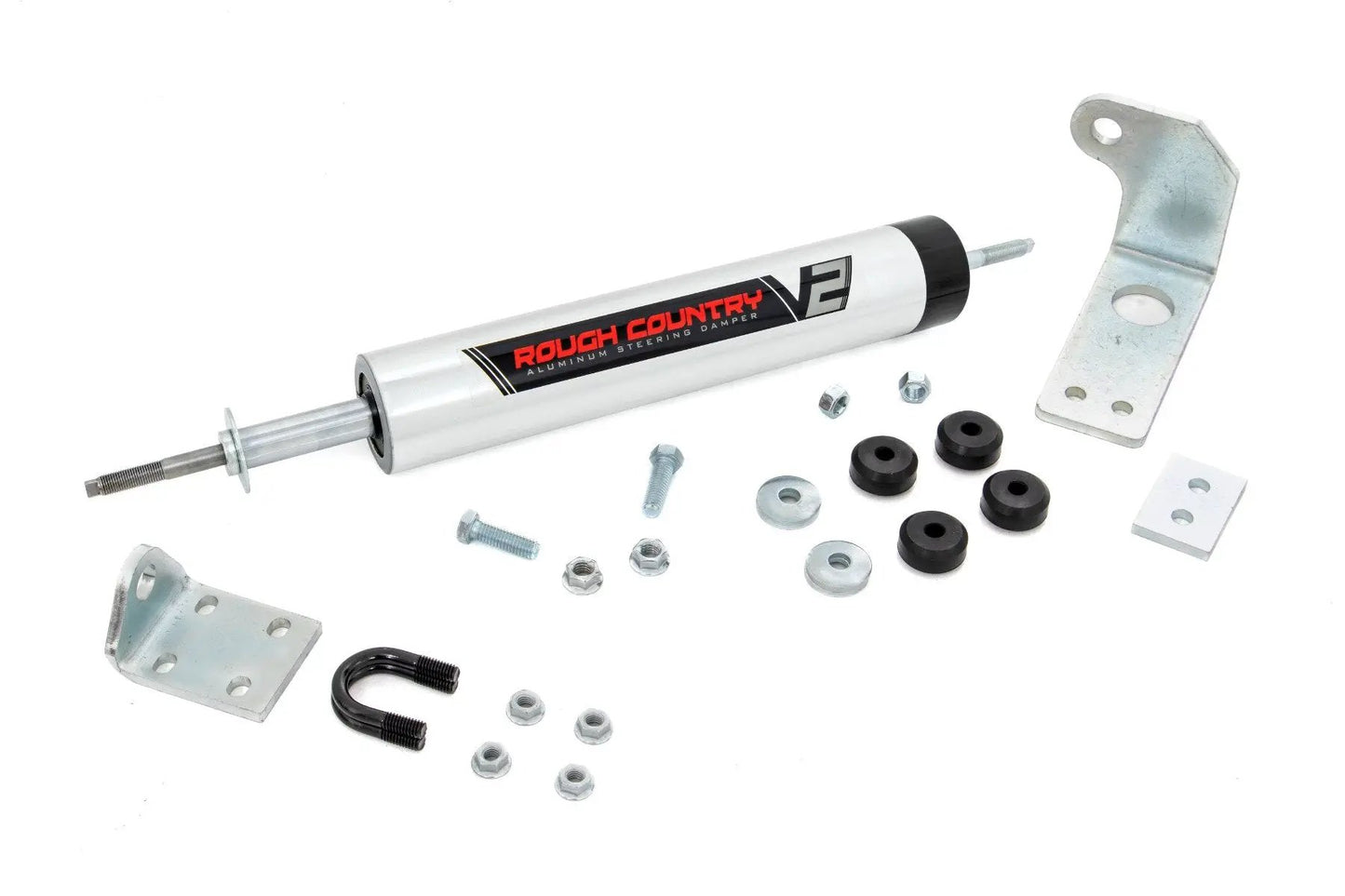 Rough Country V2 Steering Stabilizer | 0-5 Inch Lift | Ford F-150 4WD (1997-2003) by Rough Country