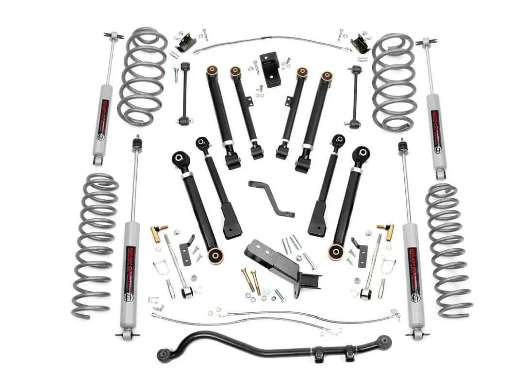 Rough Country 4 Inch Lift Kit | X-Series | Jeep Wrangler TJ (97-06)/Wrangler Unlimited (04-06) by Rough Country