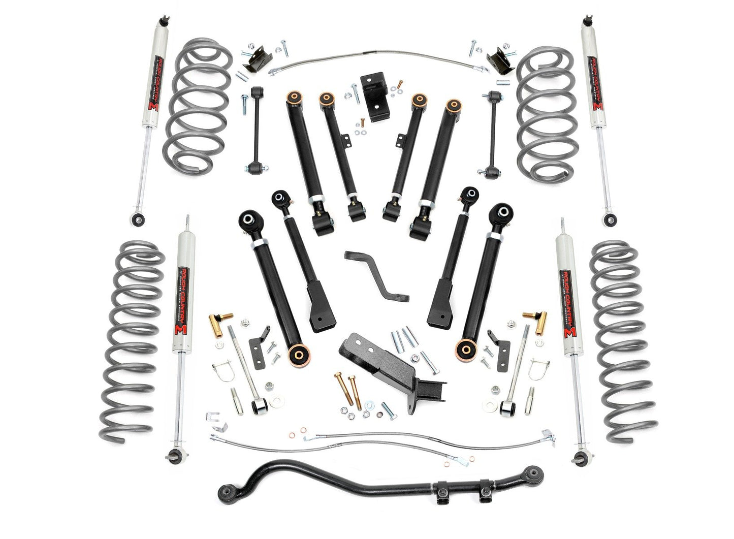Kit de elevación de 4 pulgadas | Serie X | M1 | Jeep Wrangler TJ (97-06)/Wrangler Unlimited (04-06)