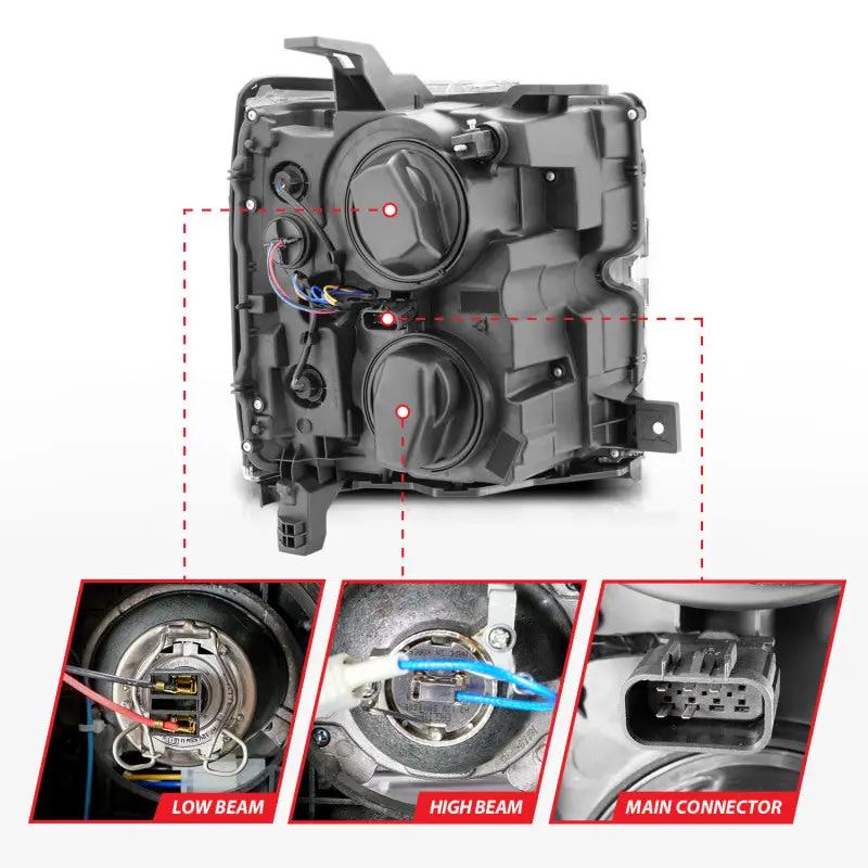 ANZO ANZ LED/Projector Headlights by ANZO