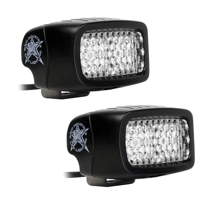 RIGID Industries Back-Up Kit, Includes 2 SR-M Series PRO Flood Diffused, Surface Mount by RIGID Industries