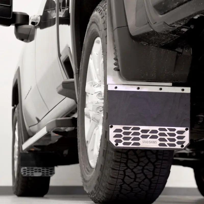 Putco PUT Mud Skins - Brushed SS by Putco