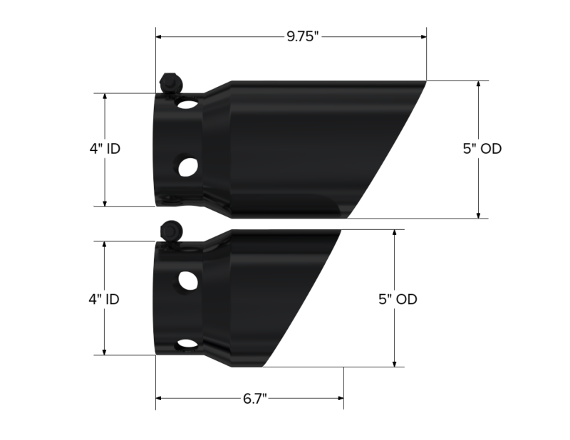 MBRP Vehicle Specific Black Tips by MBRP