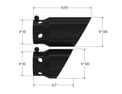 MBRP Vehicle Specific Black Tips by MBRP
