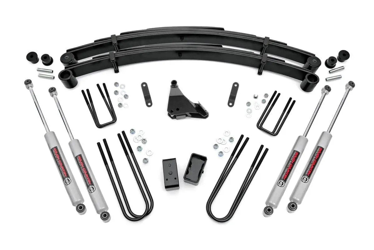 Rough Country 4 Inch Lift Kit | Rear Blocks | Ford F-250/F-350 Super Duty 4WD (1999-2004) by Rough Country