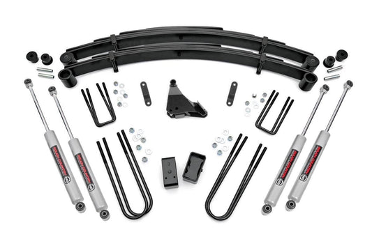 Kit de elevación de 4 pulgadas | Bloques traseros | Ford F-250/F-350 Super Duty 4WD (1999-2004)