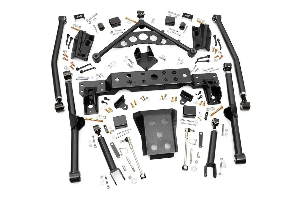 Rough Country Long Arm Upgrade Kit | 4 Inch Lift | Jeep Grand Cherokee WJ 4WD (1999-2004) by Rough Country