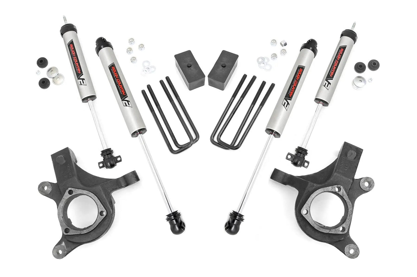Rough Country 3 inch Lift Kit | V2 | Chevy Silverado & GMC Sierra 1500 2WD (1999-2006 & Classic) by Rough Country