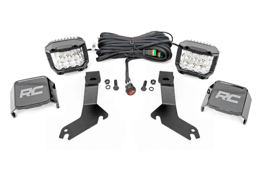 Kit de luces LED | Montaje en zanja | OSRAM de 3" | Ancho | Chevy Silverado 1500 (99-06)/Tahoe (00-06)