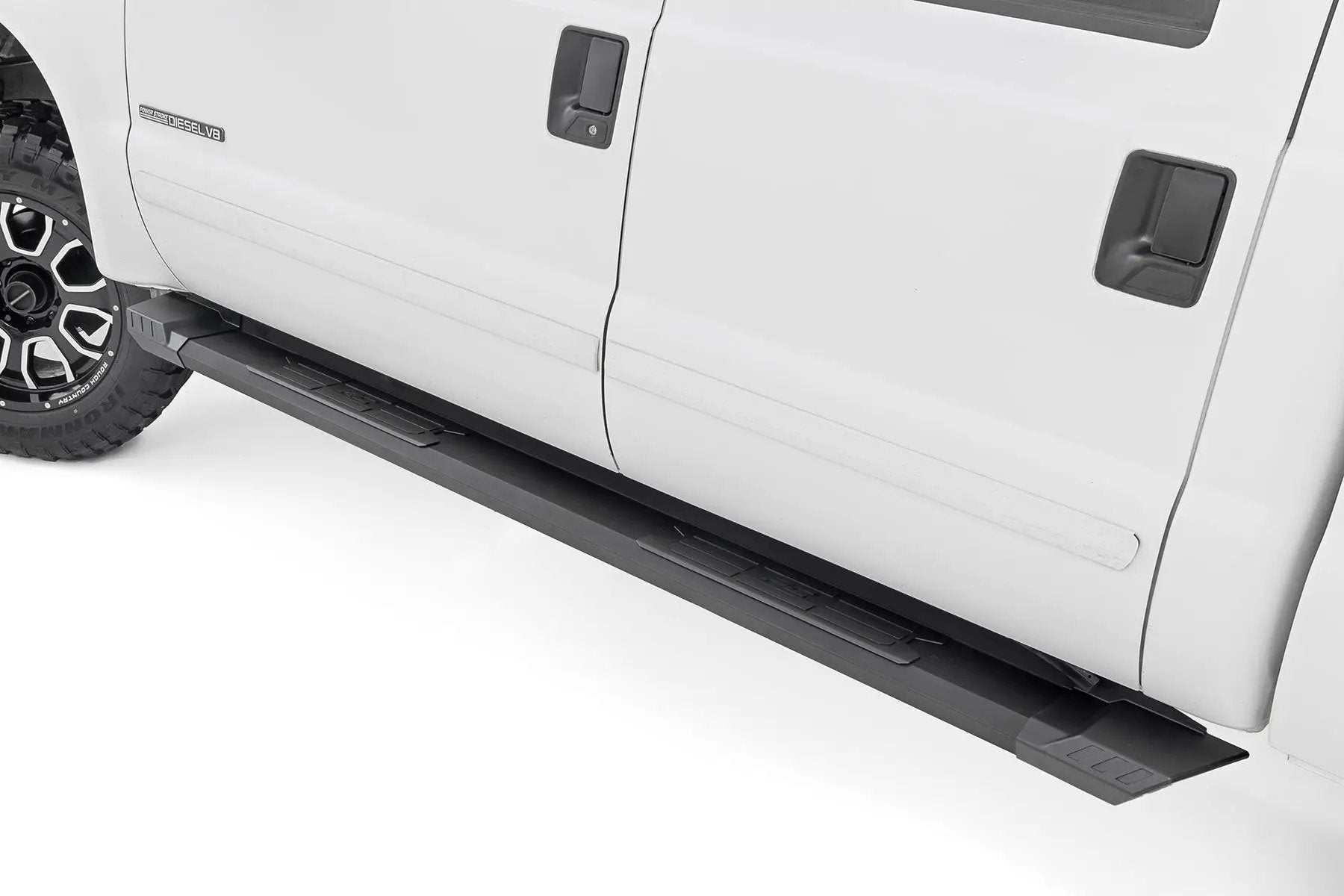 Rough Country HD2 Aluminum Running Boards | Super Crew Cab | Ford F-250/F-350 Super Duty (99-16) by Rough Country
